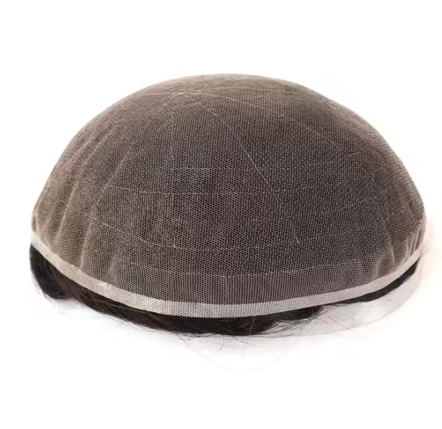 customized human hair 6*8 lace toupee in the Stock Wholesale Price Tp-lt-n-h
