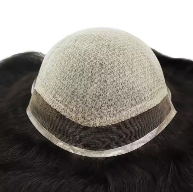 factory customized human hair 6*8 injection lace toupee for men wigs Tp-i-n-h