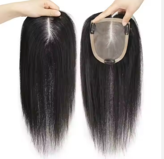 customized human hair mono topper bulk sale 8*13 mono topper MNT-N-H