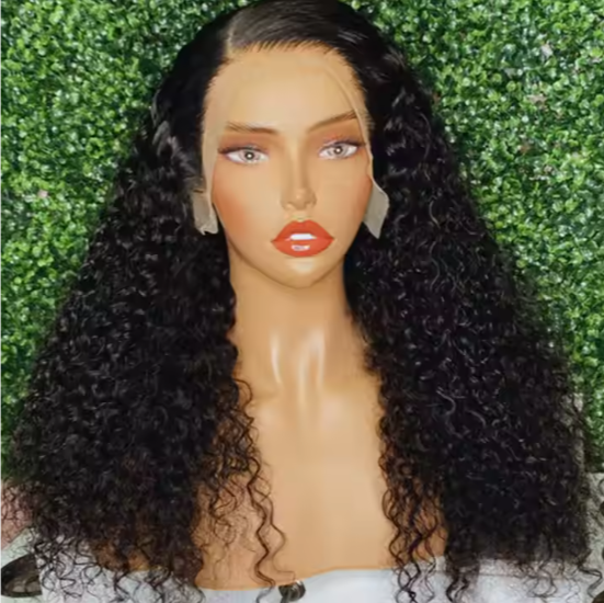 Wholesale Human Hair wigs Kinky Curly 13*4 Lace Front Natural color 4-n-6-h
