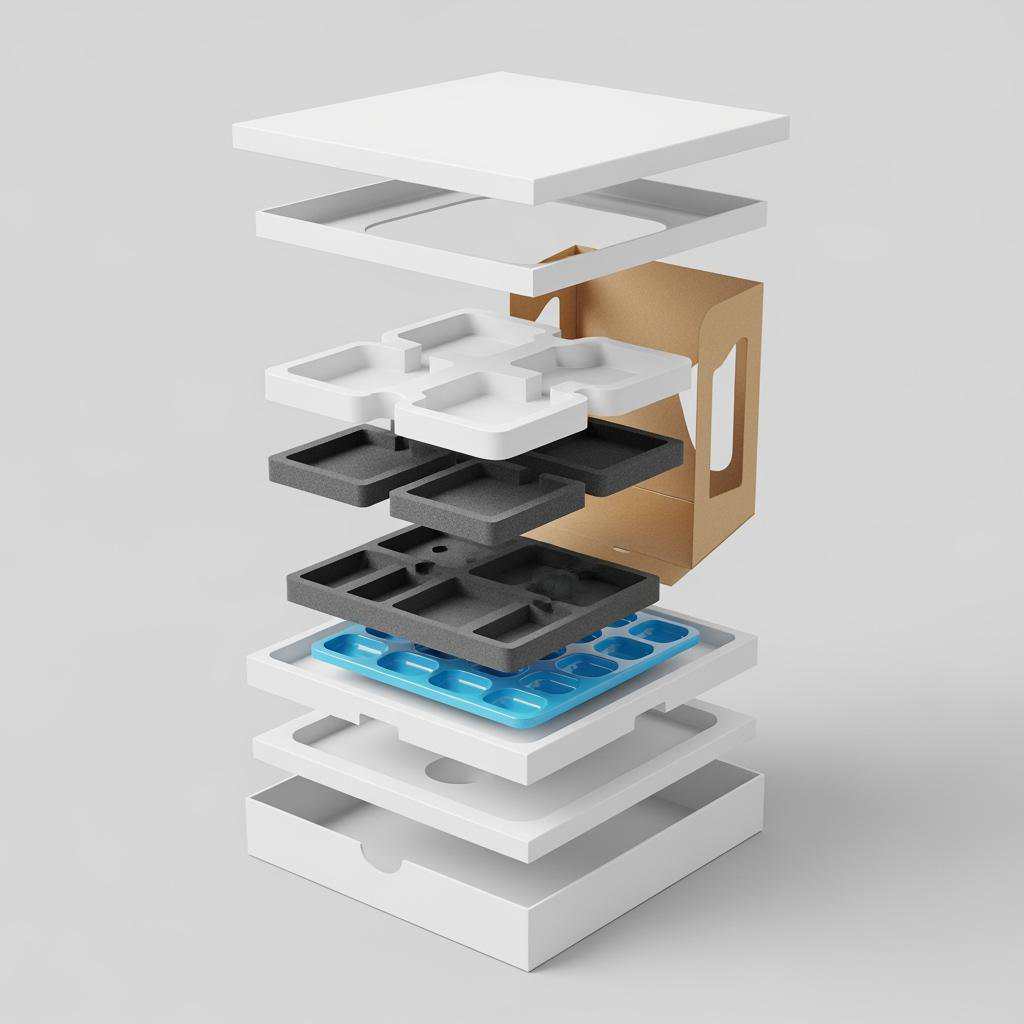 Wholesale Wig Boxes material layers cross-section