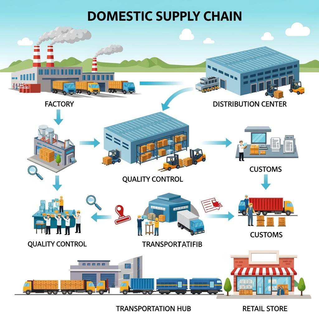  The Benefits of Partnering with USA-Based Wigs Wholesale Suppliers logistics flow