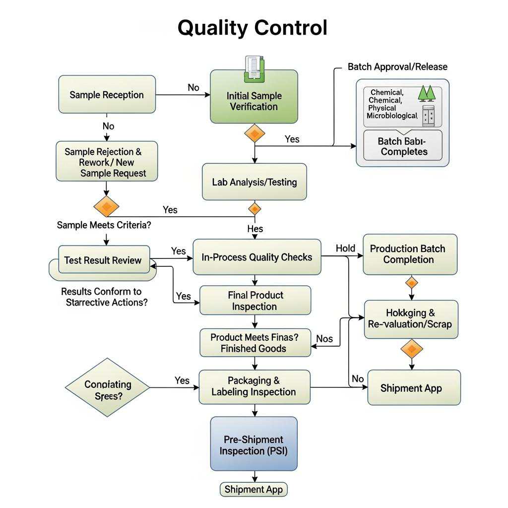  The Pros and Cons of Buying Wholesale Wigs from China quality control workflow