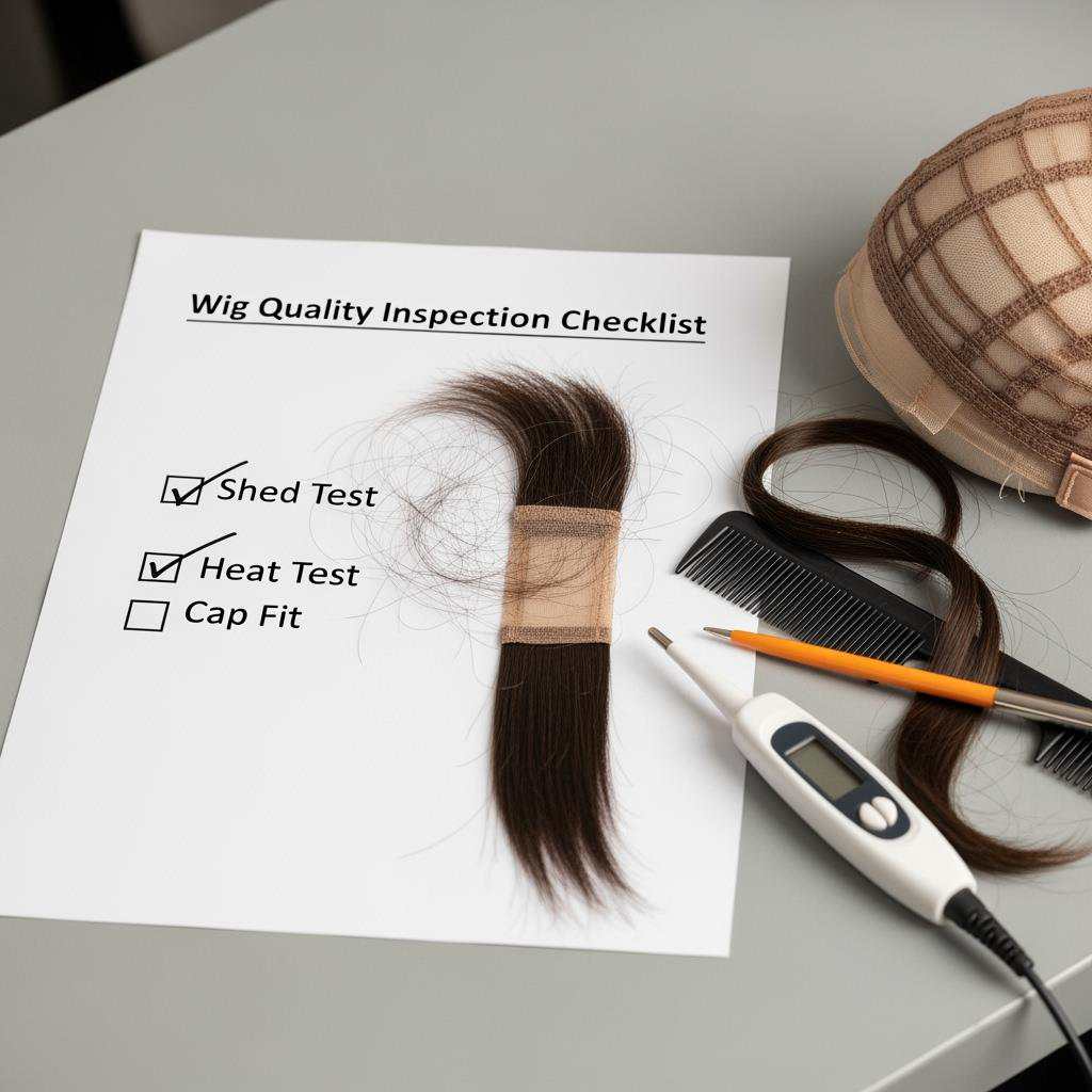  Quality checks for wigs at wholesale prices during sampling