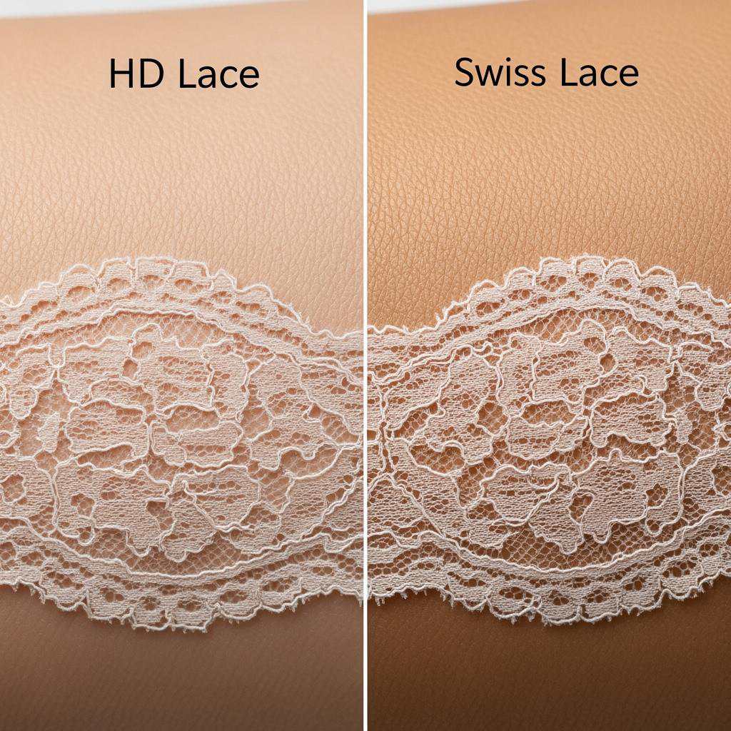  wholesale human hair lace wigs lace comparison HD vs Swiss