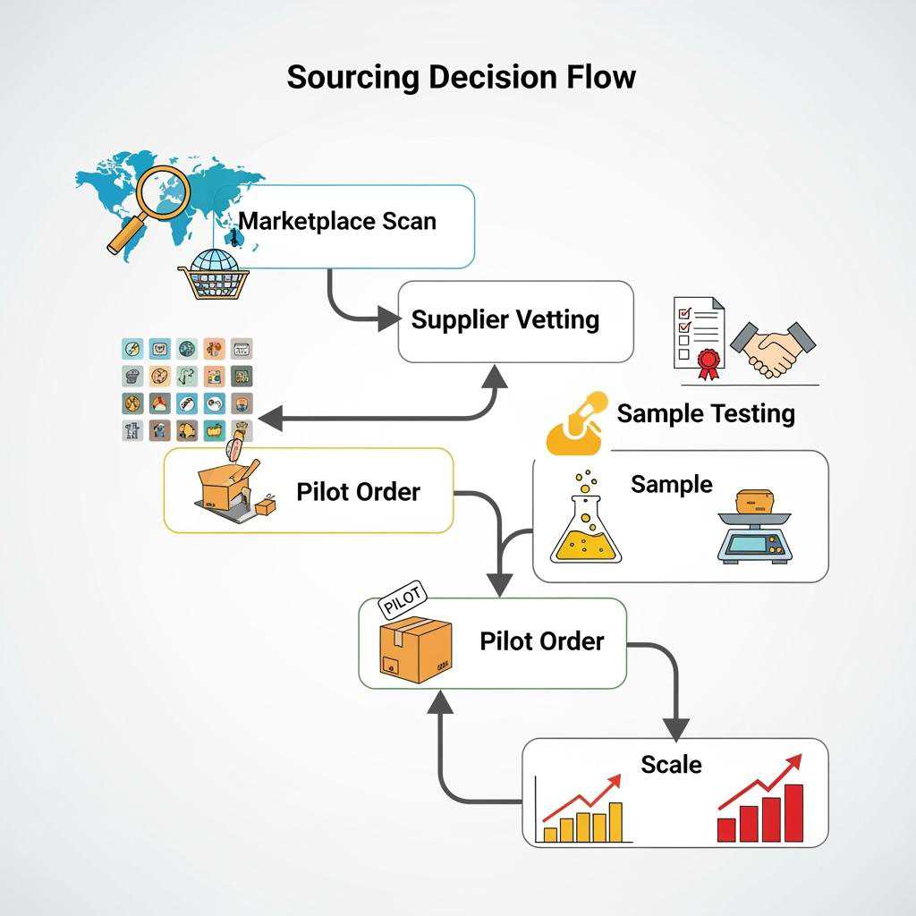 Where to Buy Wigs at Wholesale Prices sourcing workflow