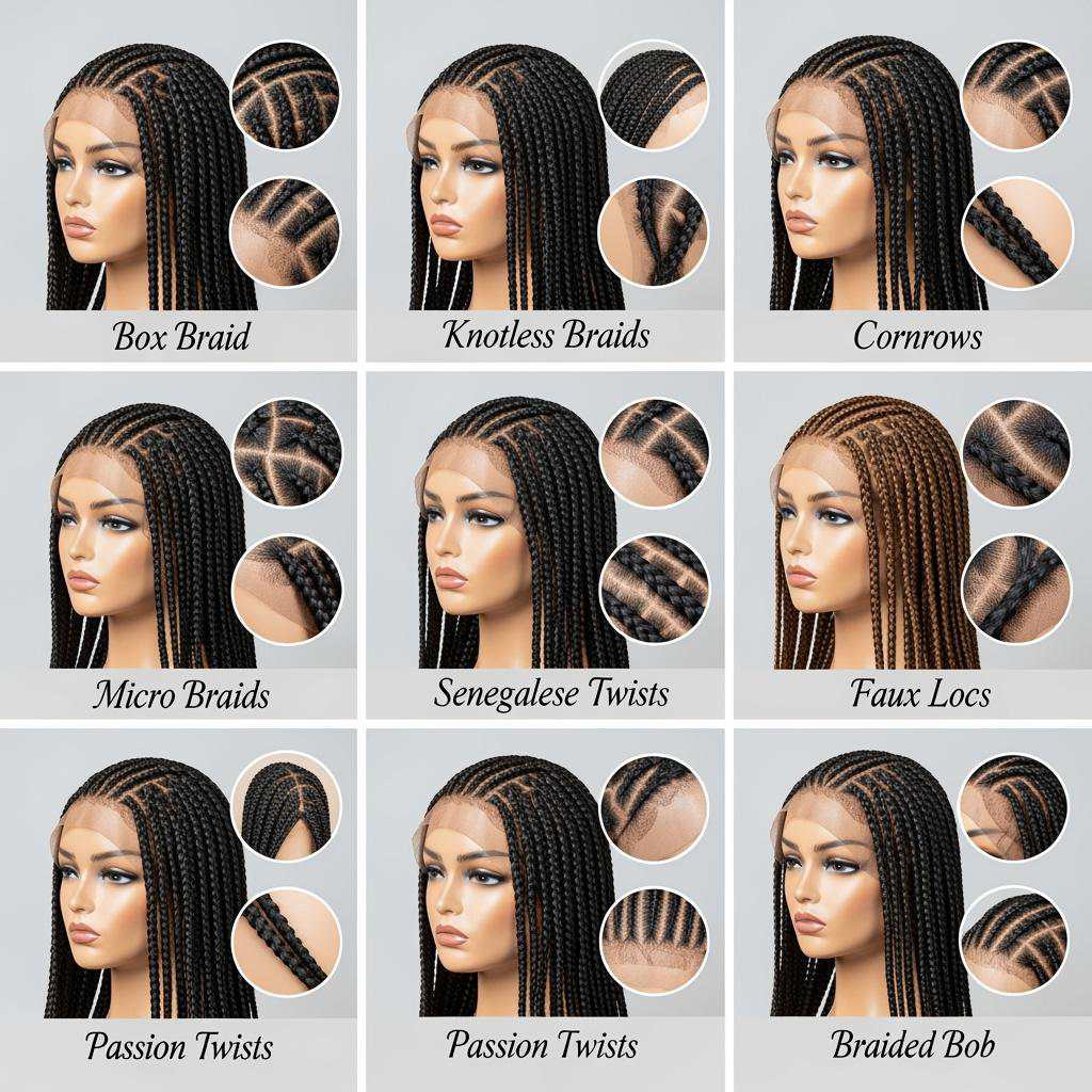  wholesale braided wigs style comparison for US retailers