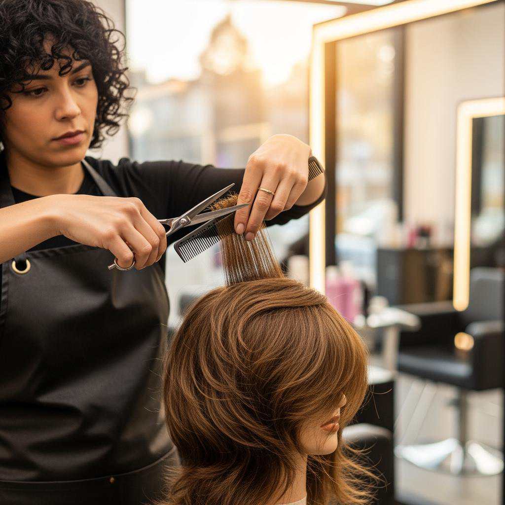 human hair wigs for small heads styling demonstration