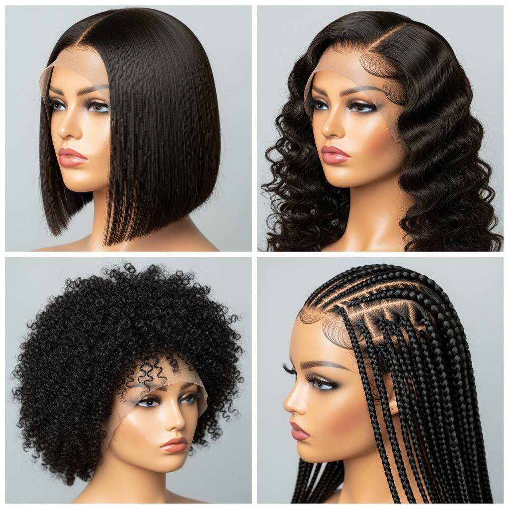How to Choose the Best Styles of Wigs for Wholesale in 2025 trends collage