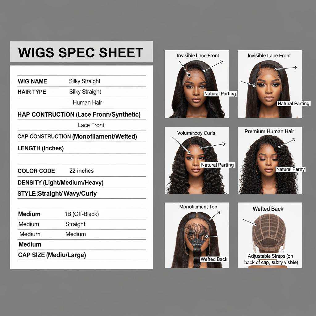 Insider Tips for Sourcing Wigs from China’s Best Wholesale Vendors specification example