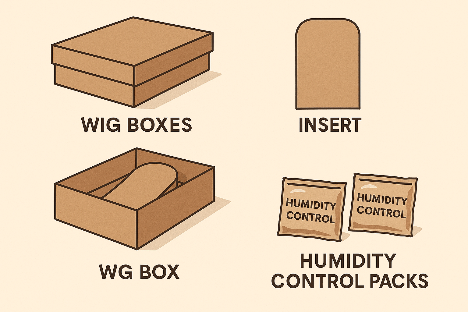 Boost Your Business with Premium Remy Human Hair Wigs logistics packaging and protection