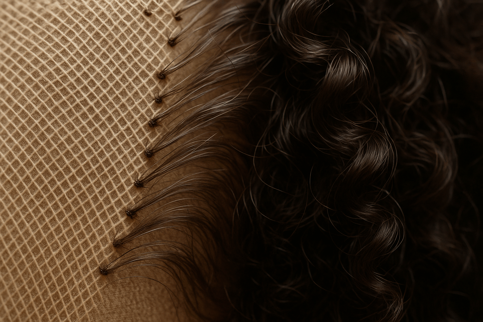 Human Hair Curly Wig Market quality inspection visuals for lace and curl memory