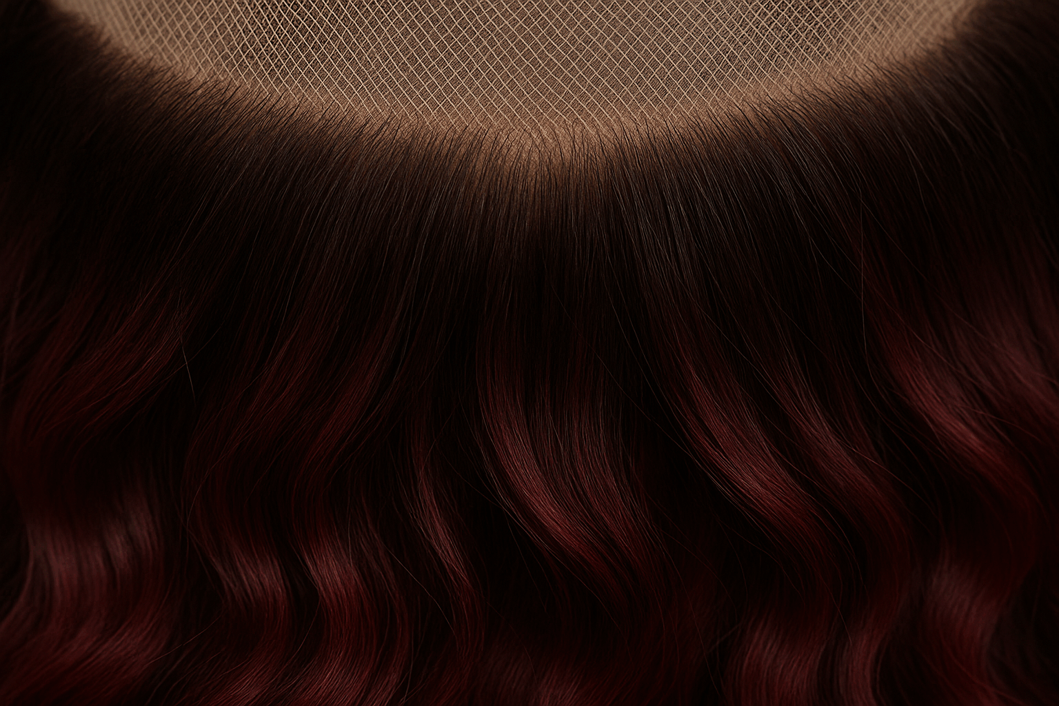 The Growing Demand for Burgundy Human Hair Wigs in the US Market lace detail