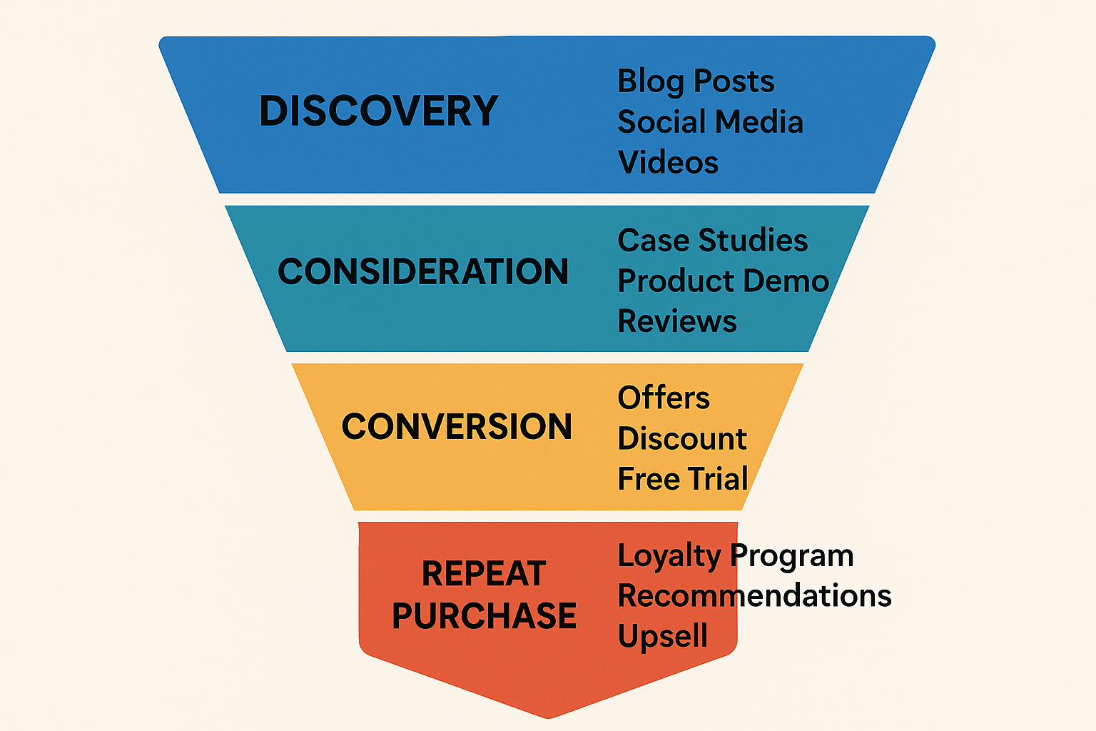 Marketing Strategies for Selling Half Wigs with Human Hair in the USA customer journey map