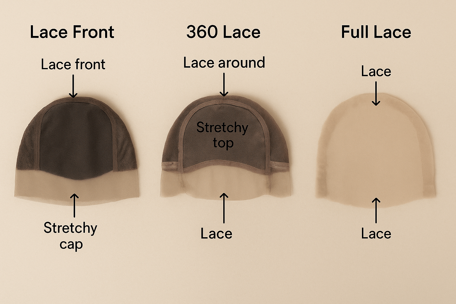 Comprehensive Buying Guide for Human Hair Braided Wigs for Black Women cap and lace comparison