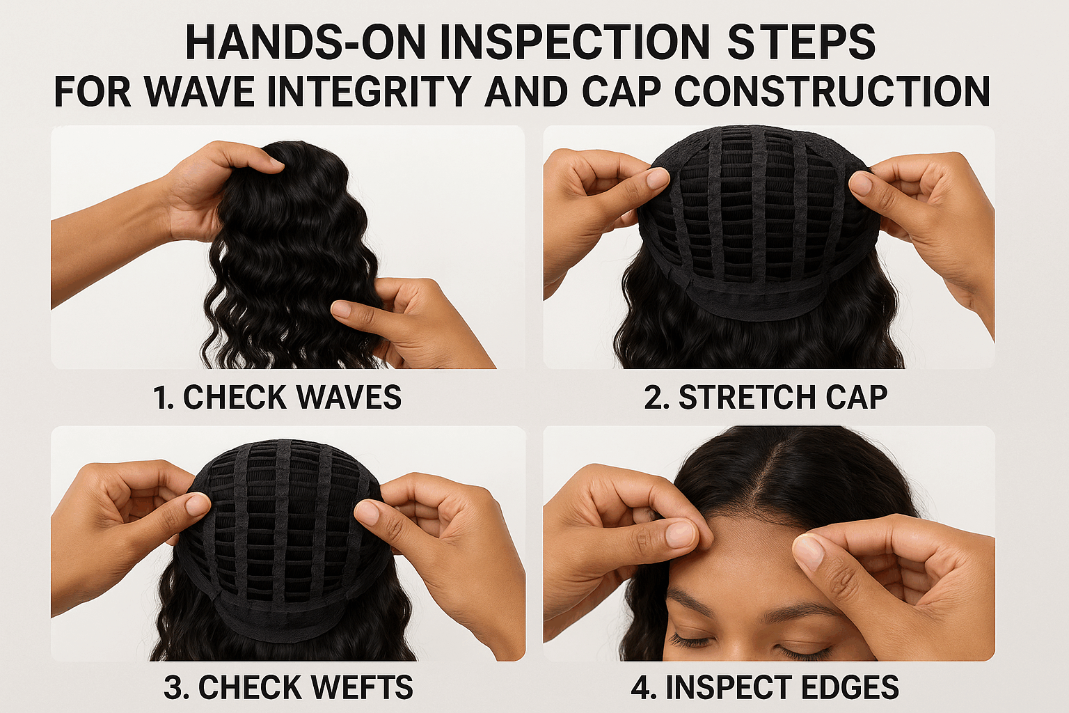 Comprehensive Buying Guide for Deep Wave Human Hair Wigs: A B2B Perspective quality inspection process