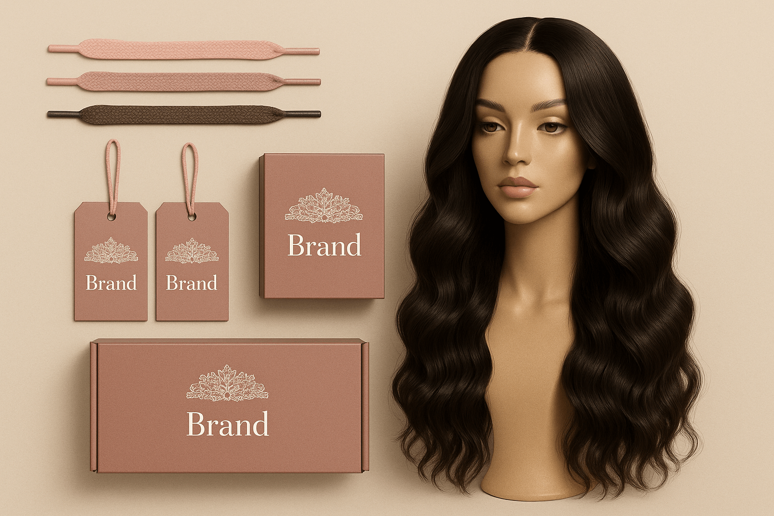  Bulk Purchasing Long Wavy Human Hair Wigs private label and packaging customization