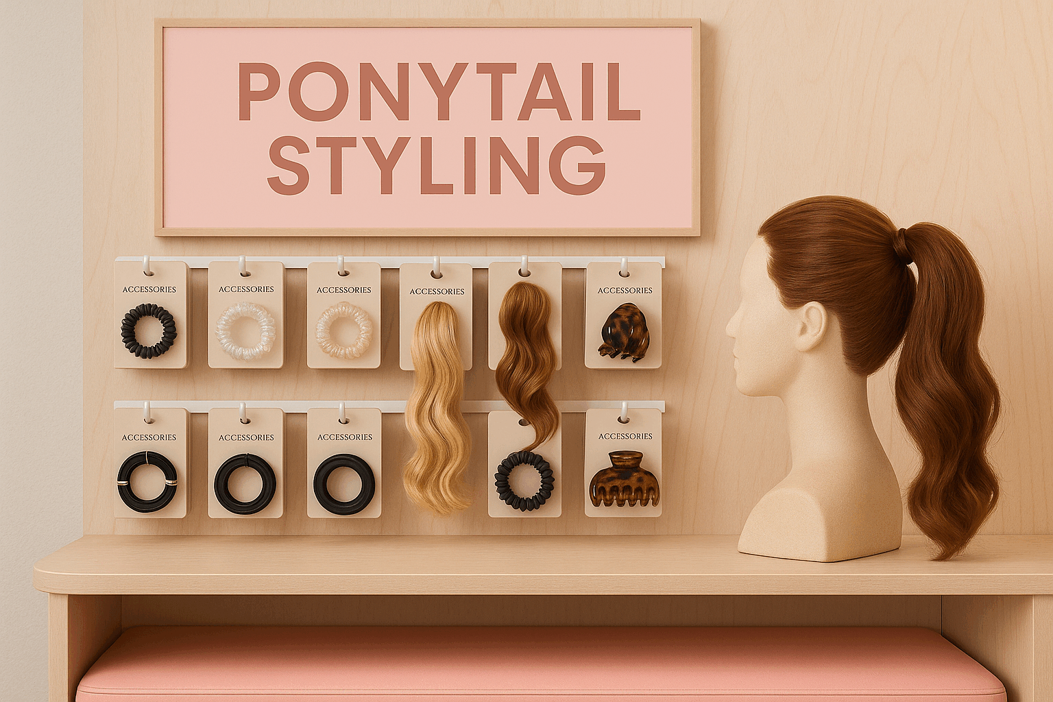 Retail merchandising for 360 Lace Human Hair Wigs