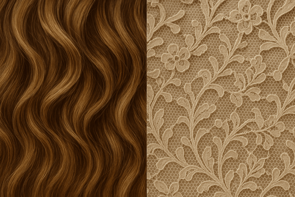 Temu human hair wigs lace and knot quality comparison