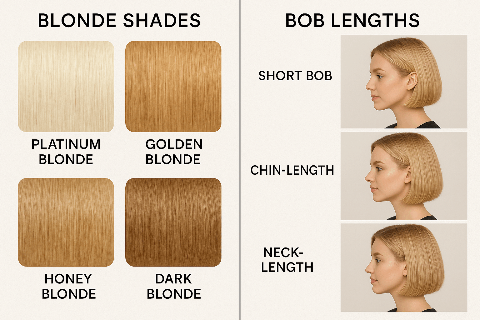  Customizing Blonde Bob Human Hair Wigs shades and lengths for US buyers