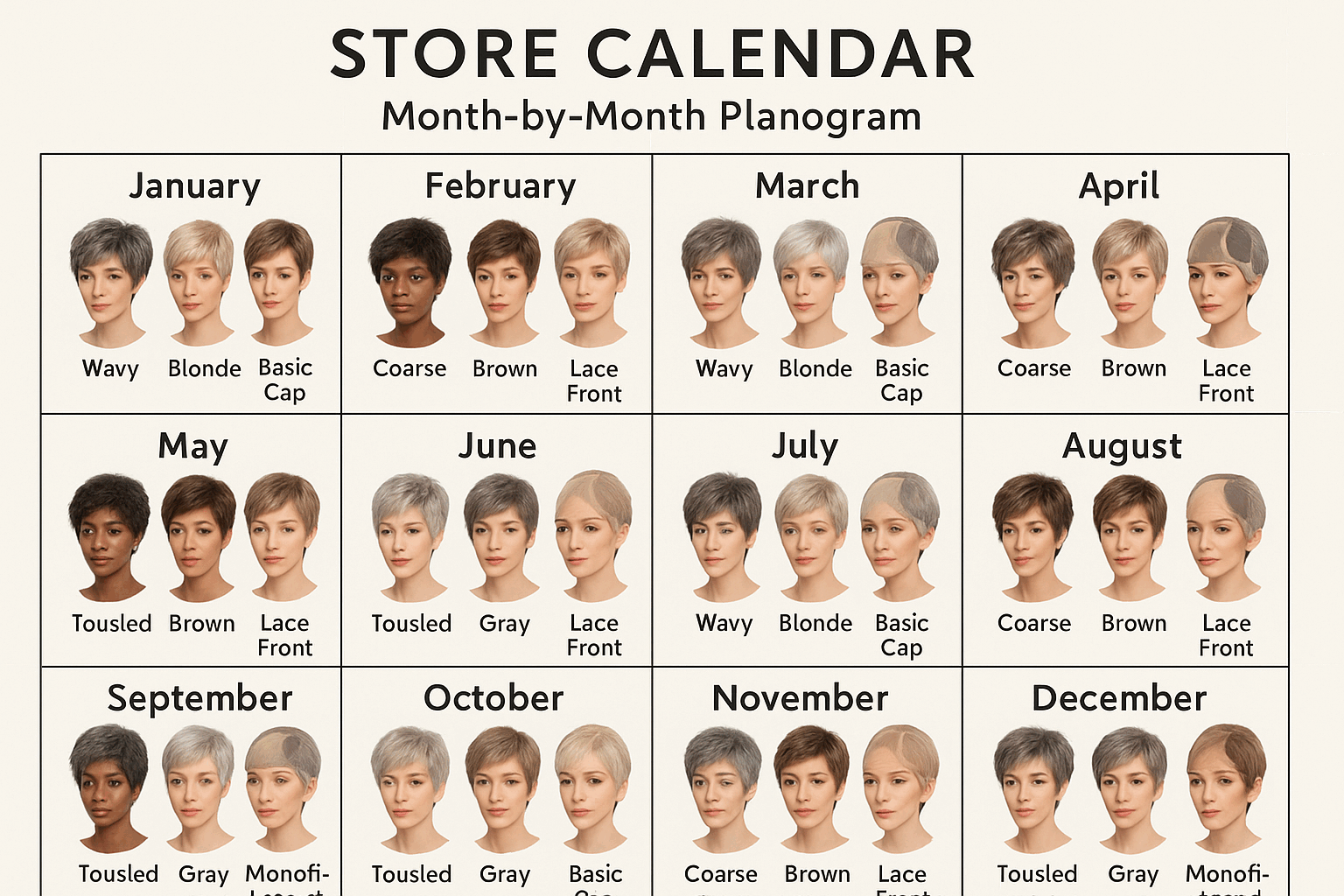 Key Trends in Human Hair Pixie Cut Wigs for Black Women: Insights for Retailers seasonal merchandising plan