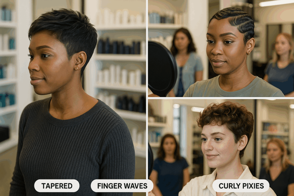 Key Trends in Human Hair Pixie Cut Wigs for Black Women: Insights for Retailers showcase of best styles and fits