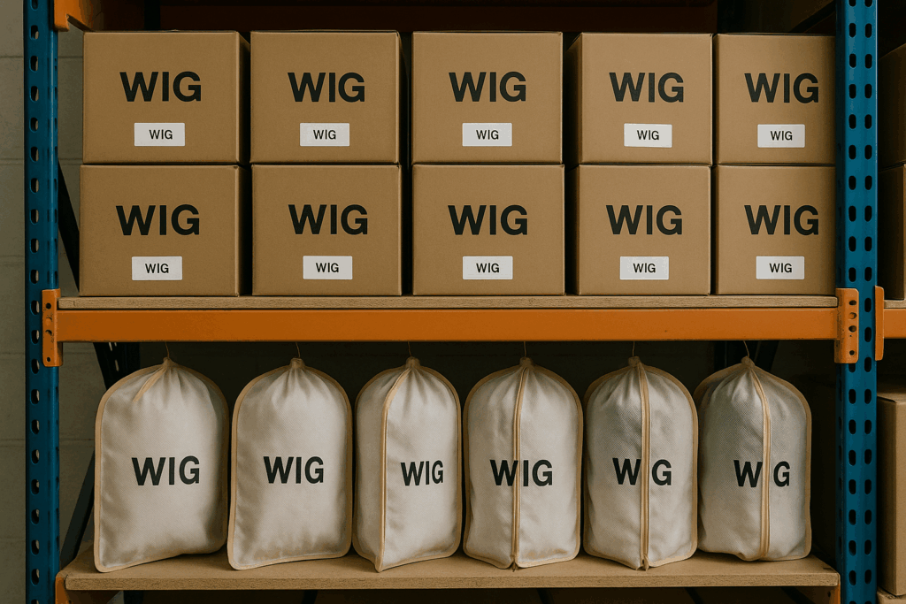 Half Up Half Down Human Hair Wigs bulk shipping and storage