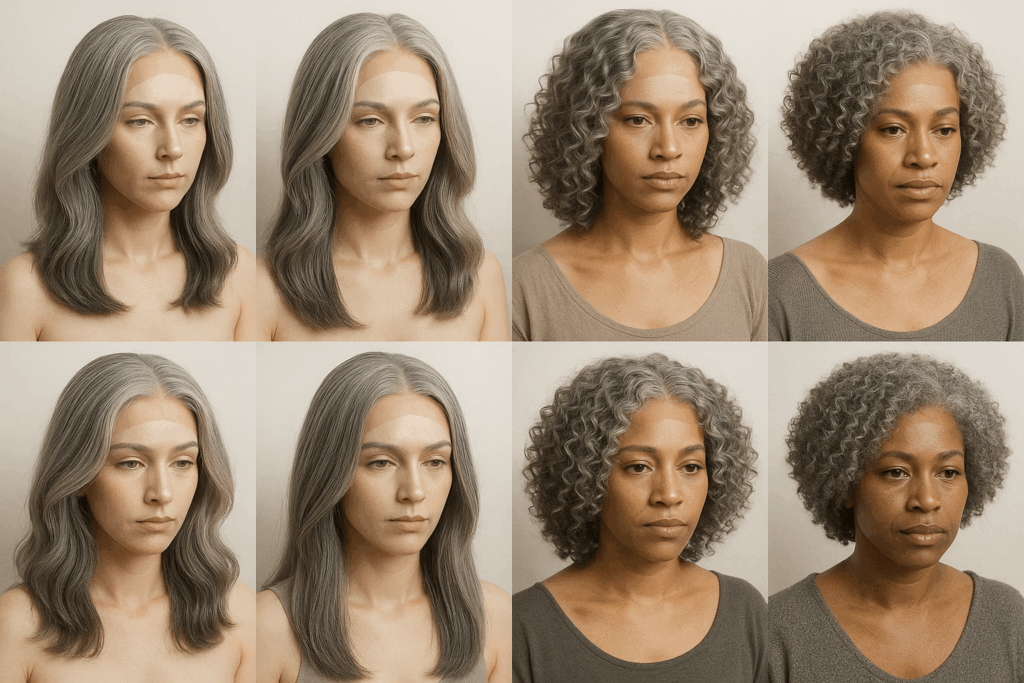 Why Salt and Pepper Human Hair Wigs Are Essential for Your Wholesale Line display