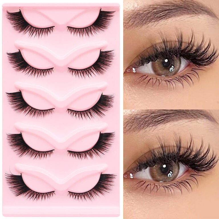 Customized Full Strip Cat Eye Lashes Wholesale False Eyelashes