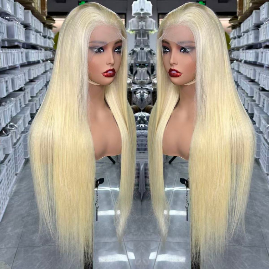 Platinum Blonde Human Hair Wigs Supplier