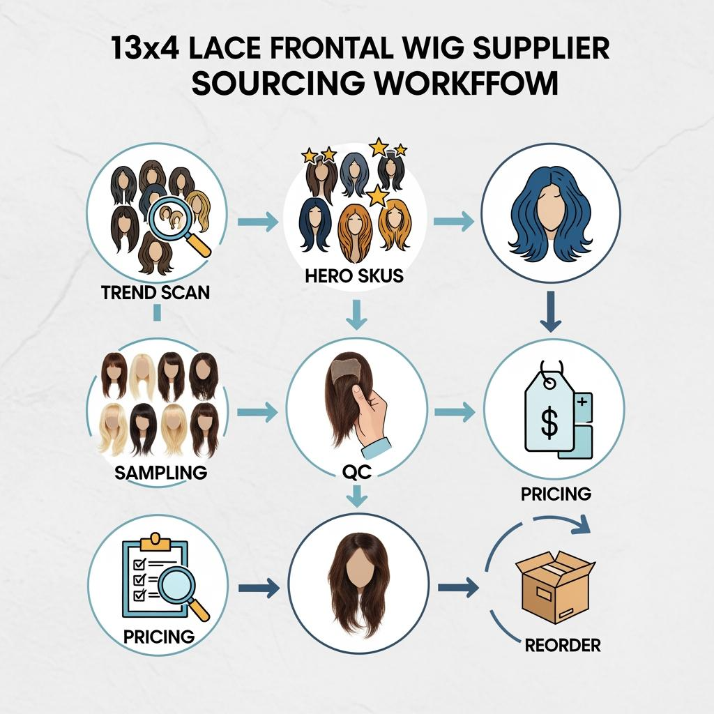 13x4 lace frontal wig supplier sourcing workflow