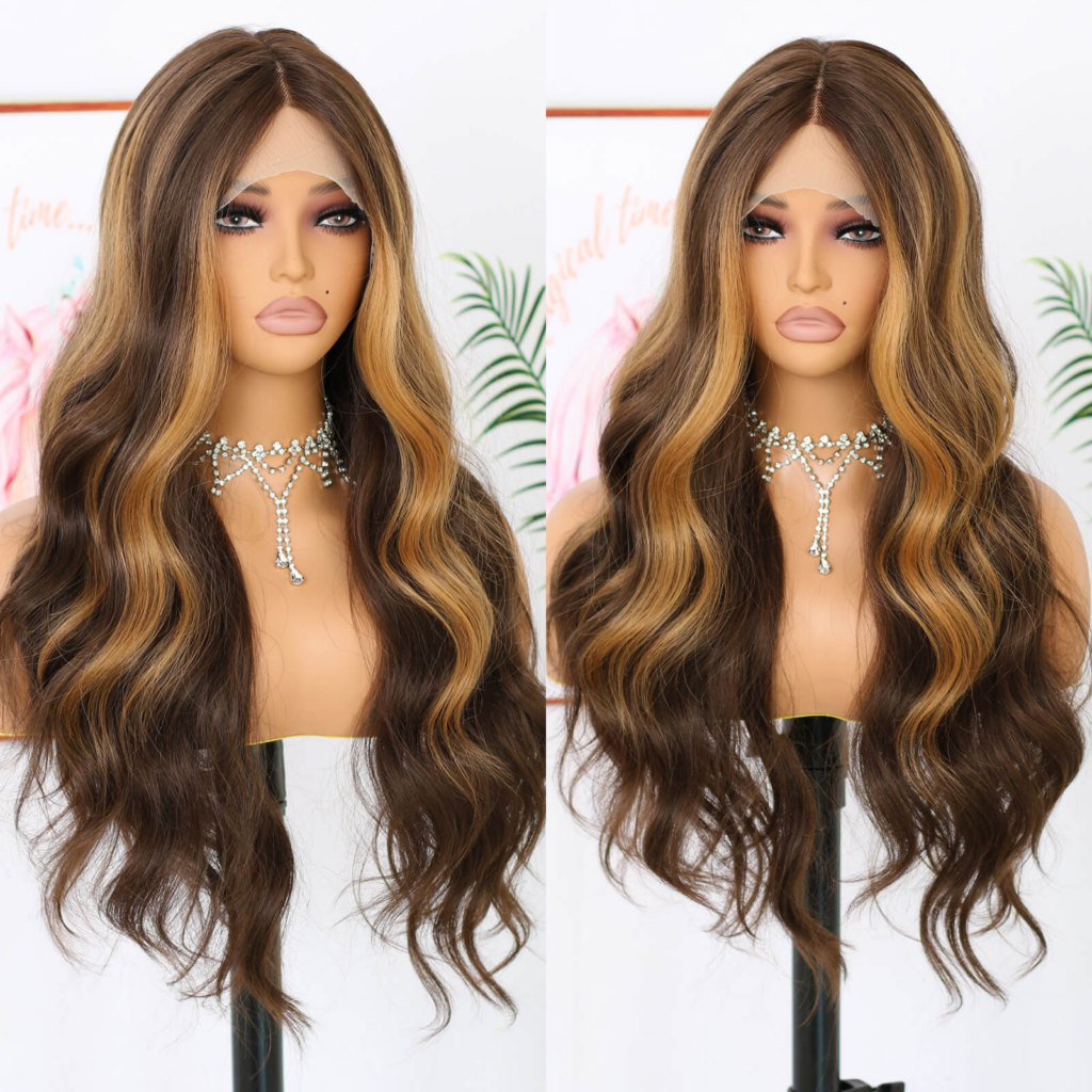Illustration of High-Temperature-Resistant Synthetic wig
