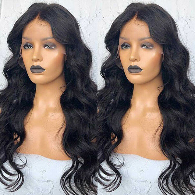 body wave human hair wig
