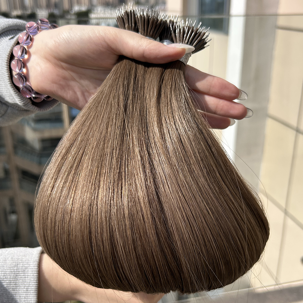 Nano ring hair extension wholesale from a human hair factory
